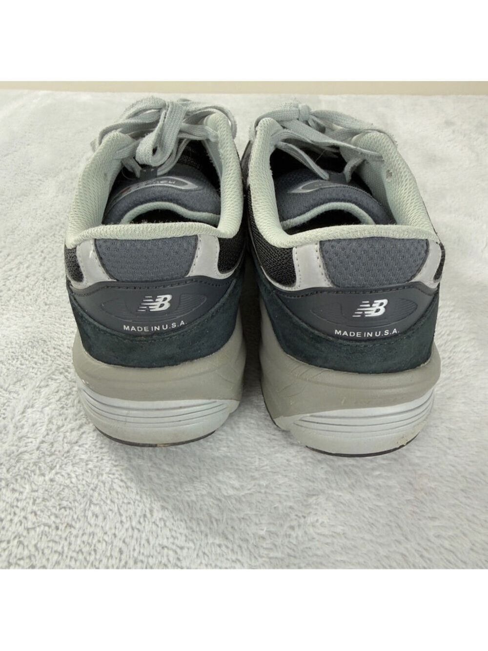 New Balance Men's Size 8.5 US/8 UK/42 EU M990BK6 Made in USA 990v6 Black/Grey - Picture 8 of 12